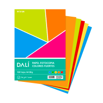 Papel fotocopia a4 colores dl x unidad