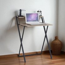 Escritorio de hierro plegable 64x45x86 cm