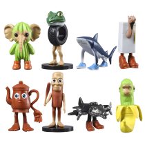 Muñecos brainrot varios modelos 4.5 a 9.5 cm