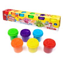Juego set potes de masas 6 colores