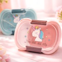 Lunchera infantil unicornio 2 reparticiones