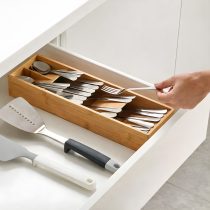 Cubiertero de bambu 39.3x12x6 cm