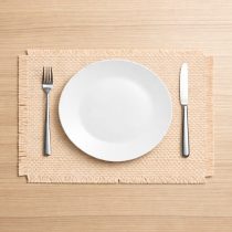 Mante individual rectangular natural 45×30 cm