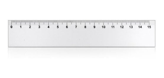 Regla 15 cm