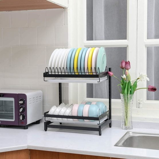 Rejilla para platos de encimera de dos