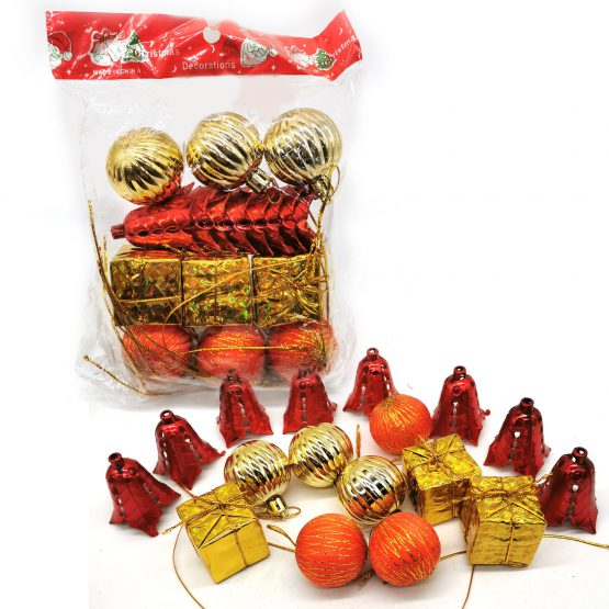 Adorno navideño surtido x17 en bolsa