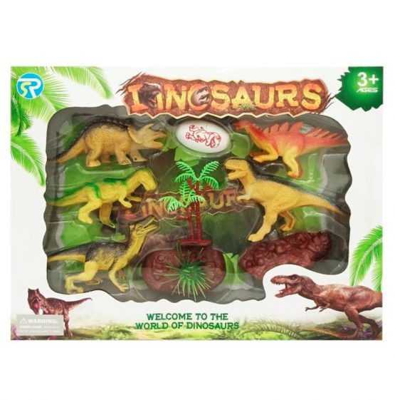 Dinosaurios x 5 c-accs en caja