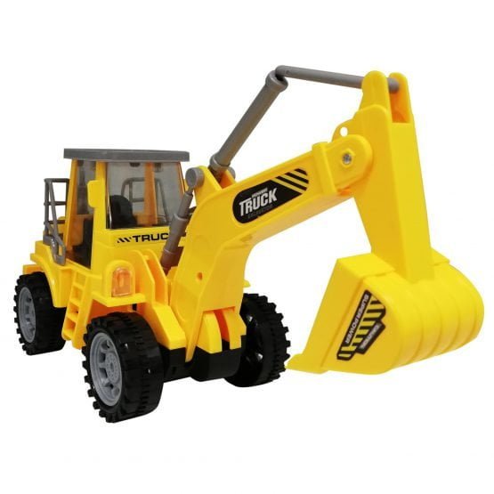 Pala excavadora a friccion en caja