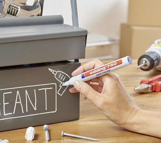 Marcador edding 790 blanco