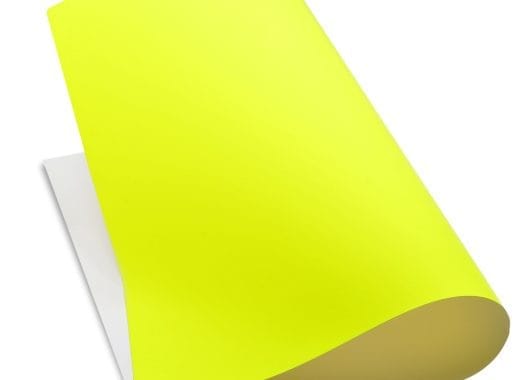Cartulina fluor amarilla