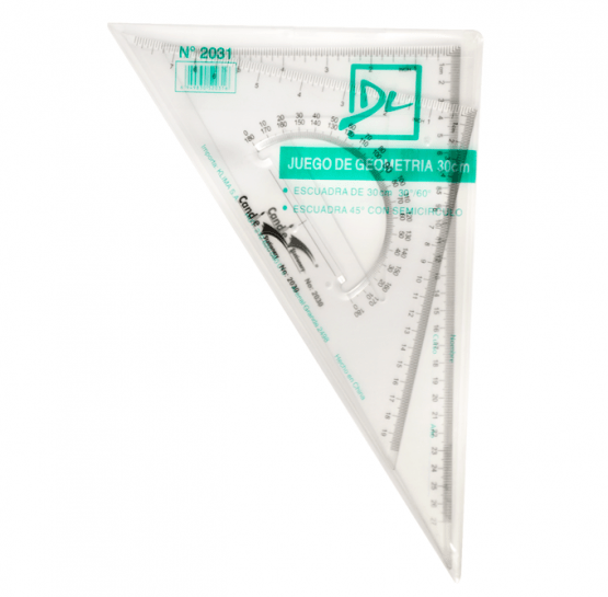 Juego escuadras 30cm nº2031
