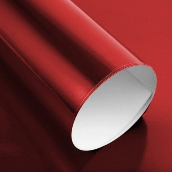 Cartulina metalica roja