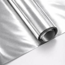 Papel afiche metalizado plata