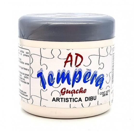 Tempera 200ml artistica blanco titanio