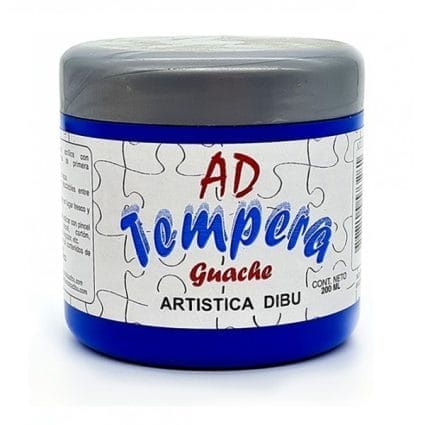 Tempera 200ml artistica azul