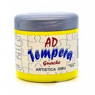 Tempera 200ml artistica amarillo claro