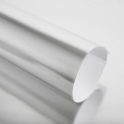 Cartulina metalica plata