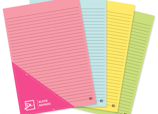 Block dl a5 48hjs colores