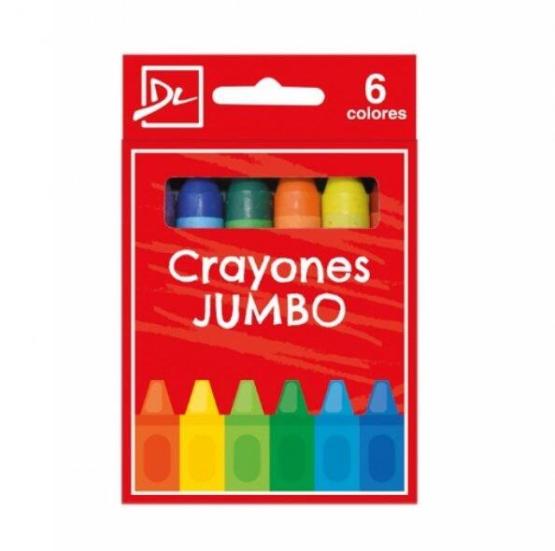 Crayolas jumbo 6 colores