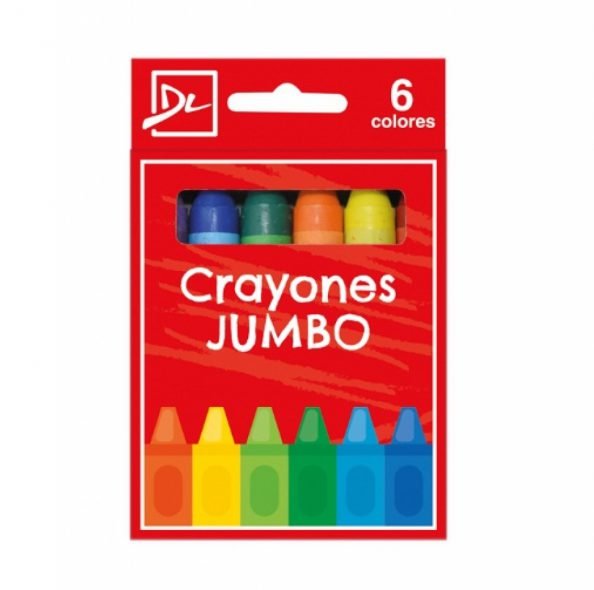 Crayolas jumbo 6 colores