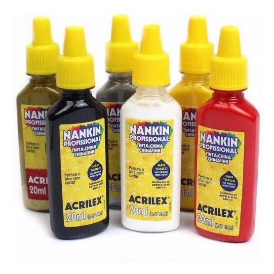 Tinta china acrilex
