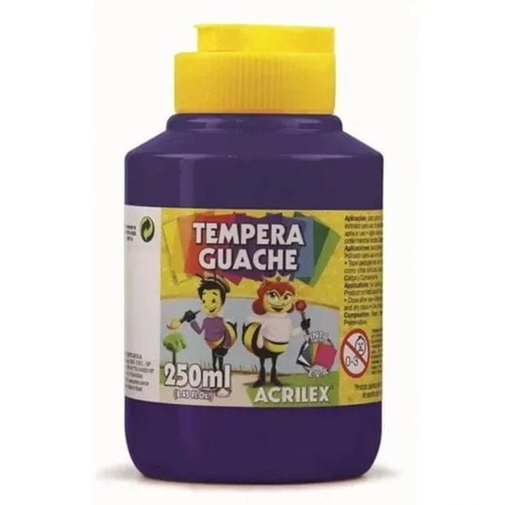 Tempera acrilex 250ml violeta