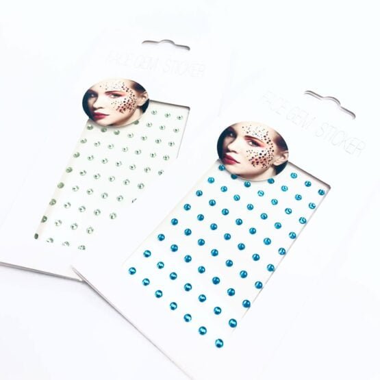 Stickers brillo para la cara