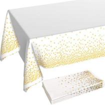 Mantel blanco c/dorado