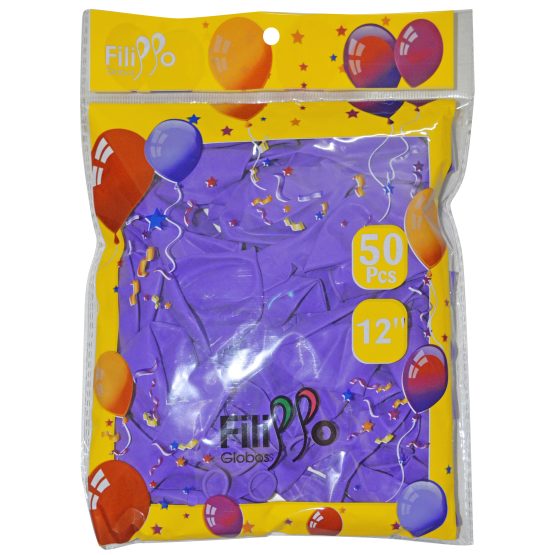 Globo 12″ x 50 filippo violeta