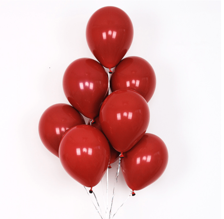 Globo 12" x 50 filippo rojo