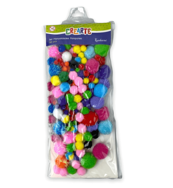 Crearte pompons 160pcs
