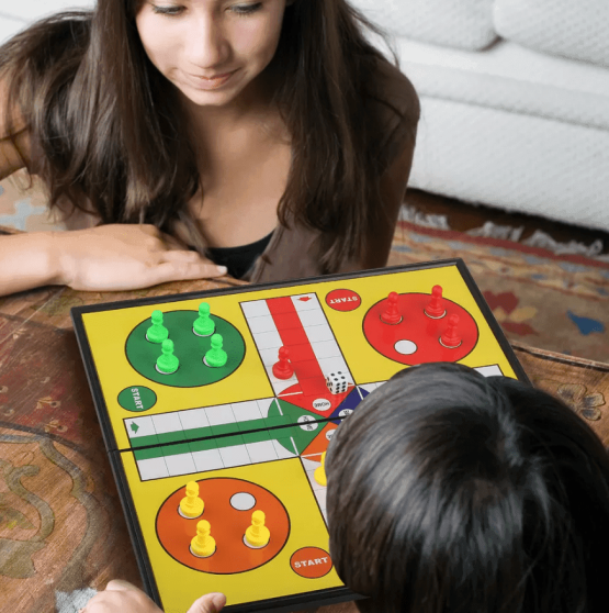 Juego de mesa ludo / ajedrez 3×2