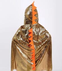 Capa dragon capucha con cuernitos