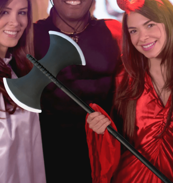 Hacha plastico doble grande