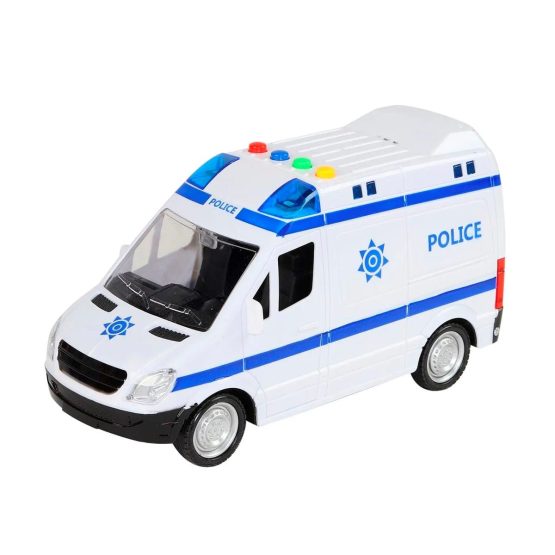 Ambulancia a friccion con luz y sonido