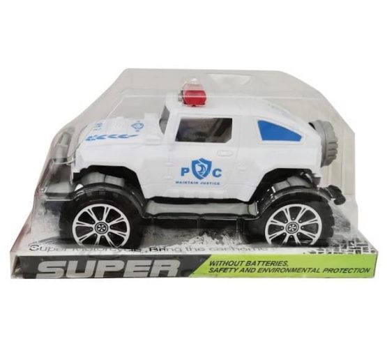 Jeep a friccion policia en burbuja