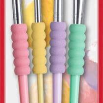 Blister pincel soft pastel x4 faber