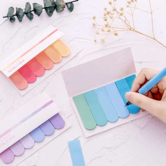 Nota adhesiva pasteles