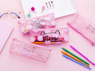 Cartuchera con mensaje