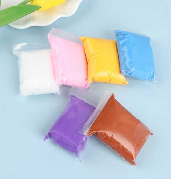 Masa suave c/moldes 6 colores