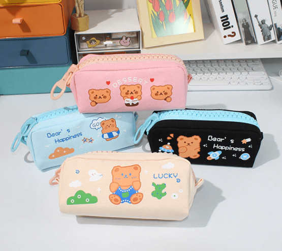 Cartuchera cierre grande osito