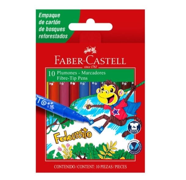 Marcador fabercito x 10