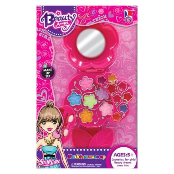 Maquillaje infantil flor en caja