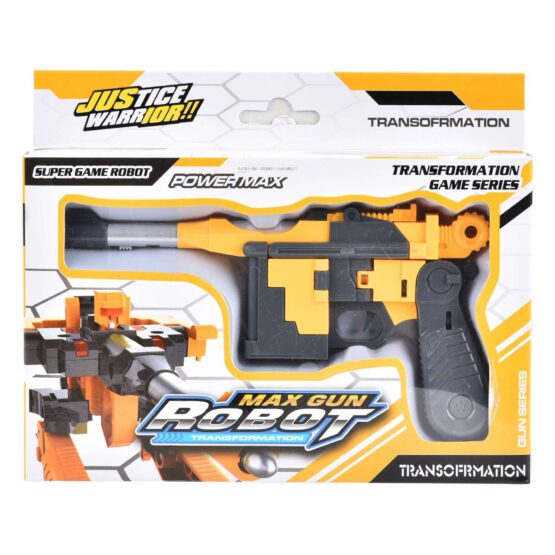 Pistola robot en caja