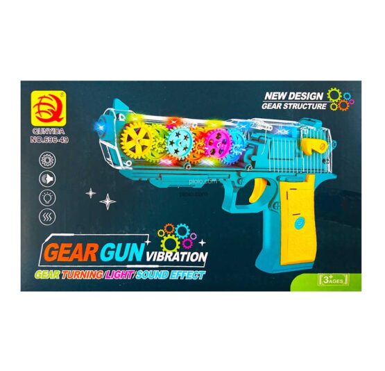 Arma pistola gear gun en caja