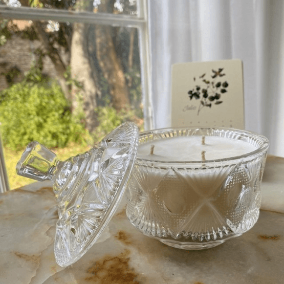 Recipiente de vidrio c/tapa