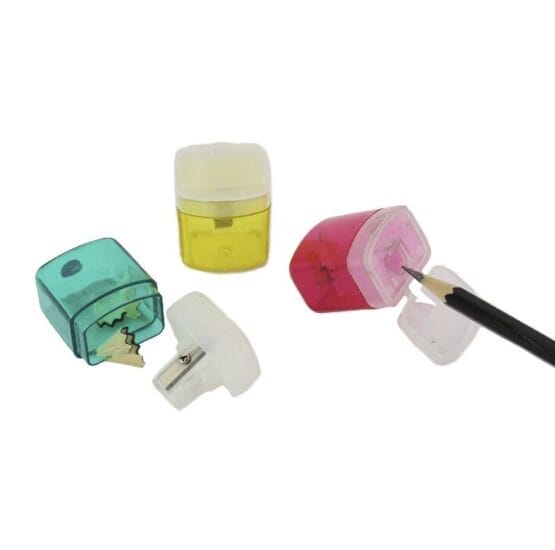 Sacapuntas rectangular x 12 c/depósito