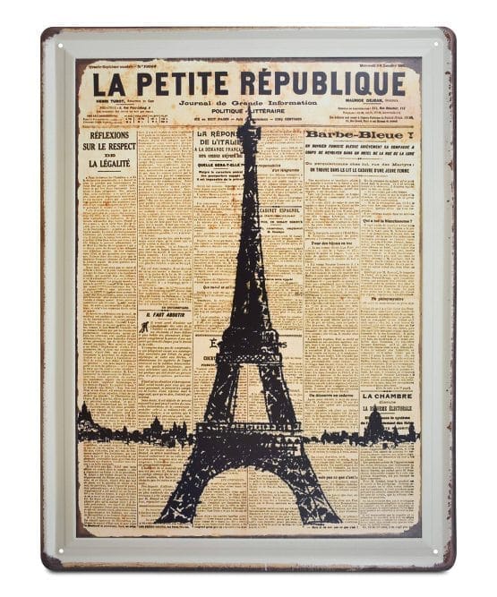 Antiguedades chapas 30 x 40 cm (4062)