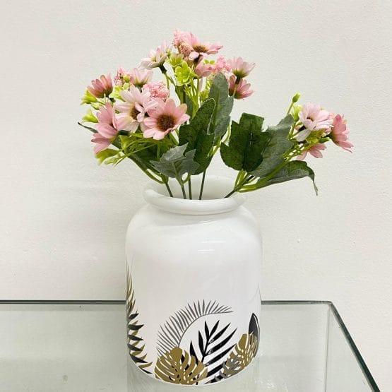 Mini margarita c/ follaje pastel x5