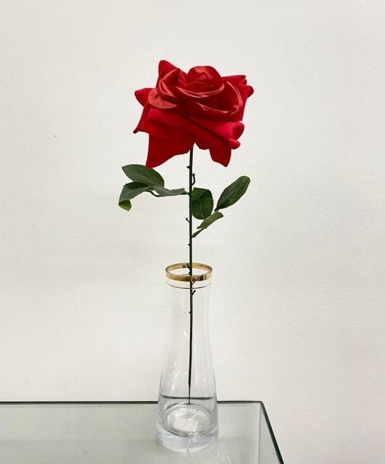 Vara de rosa terciopelo 54cm